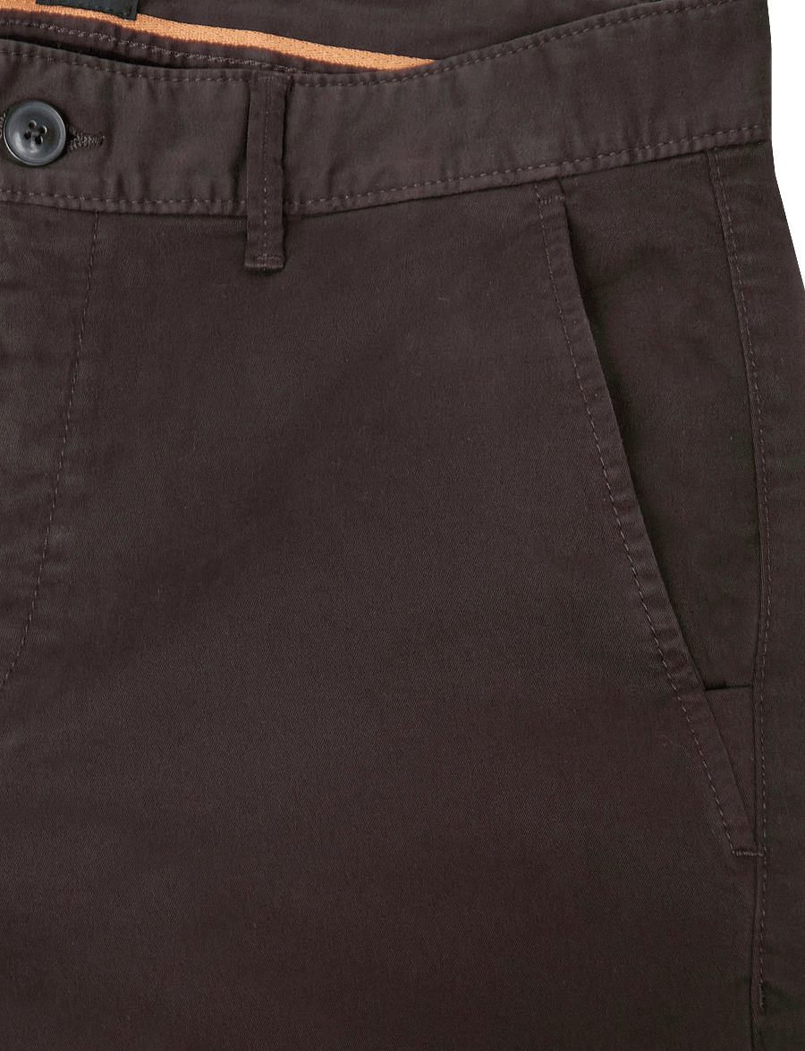 BOSS - Chino_slim - vabaajapüksid - dark brown - 2
