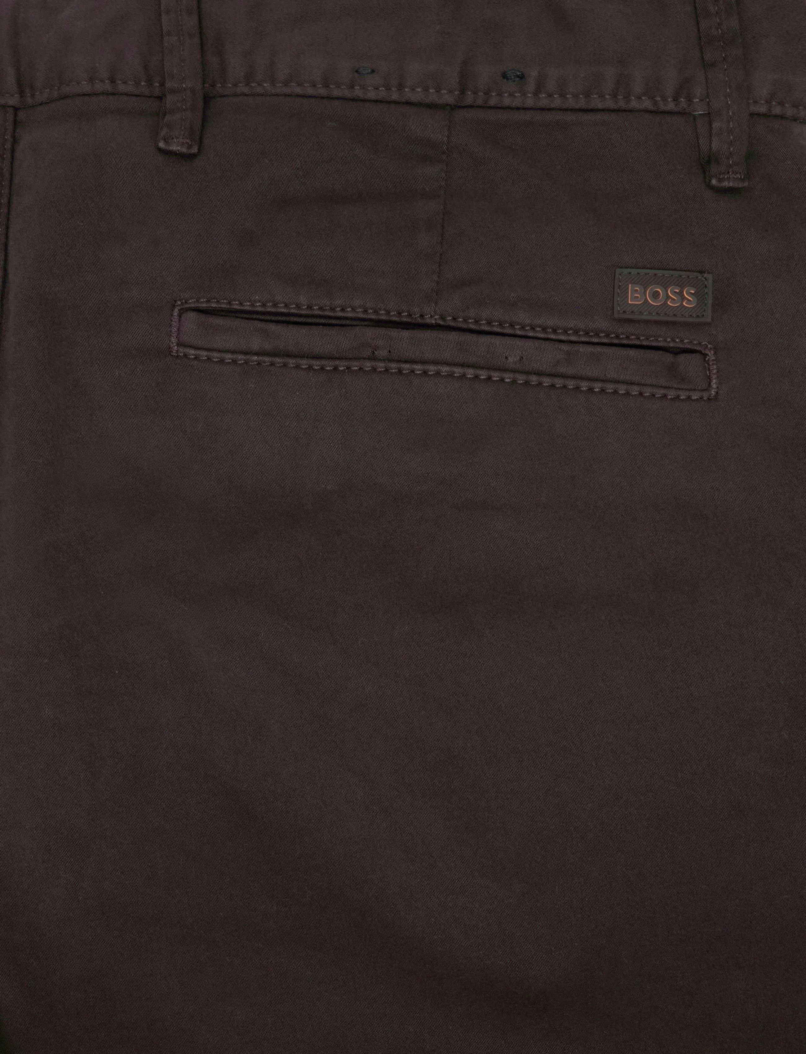 BOSS - Chino_slim - vabaajapüksid - dark brown - 4