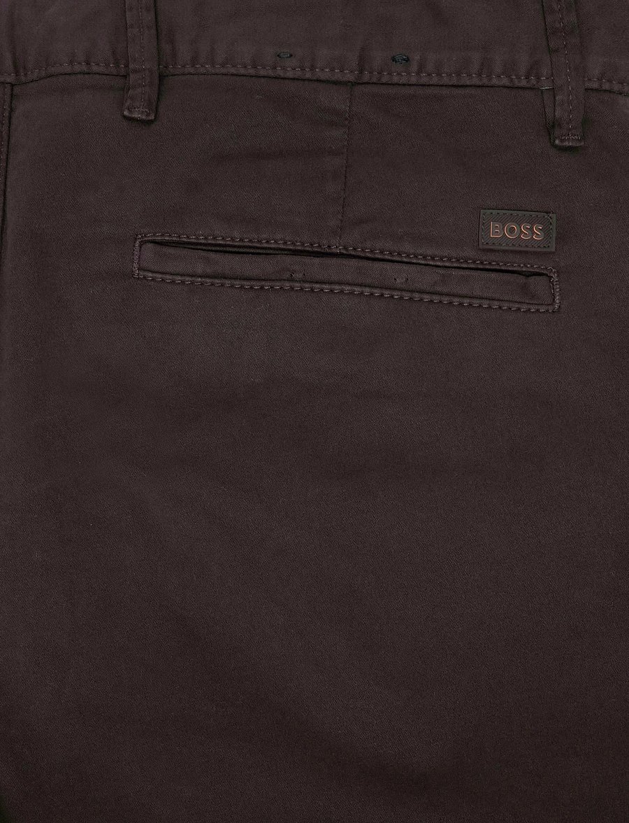BOSS - Chino_slim - vabaajapüksid - dark brown - 4