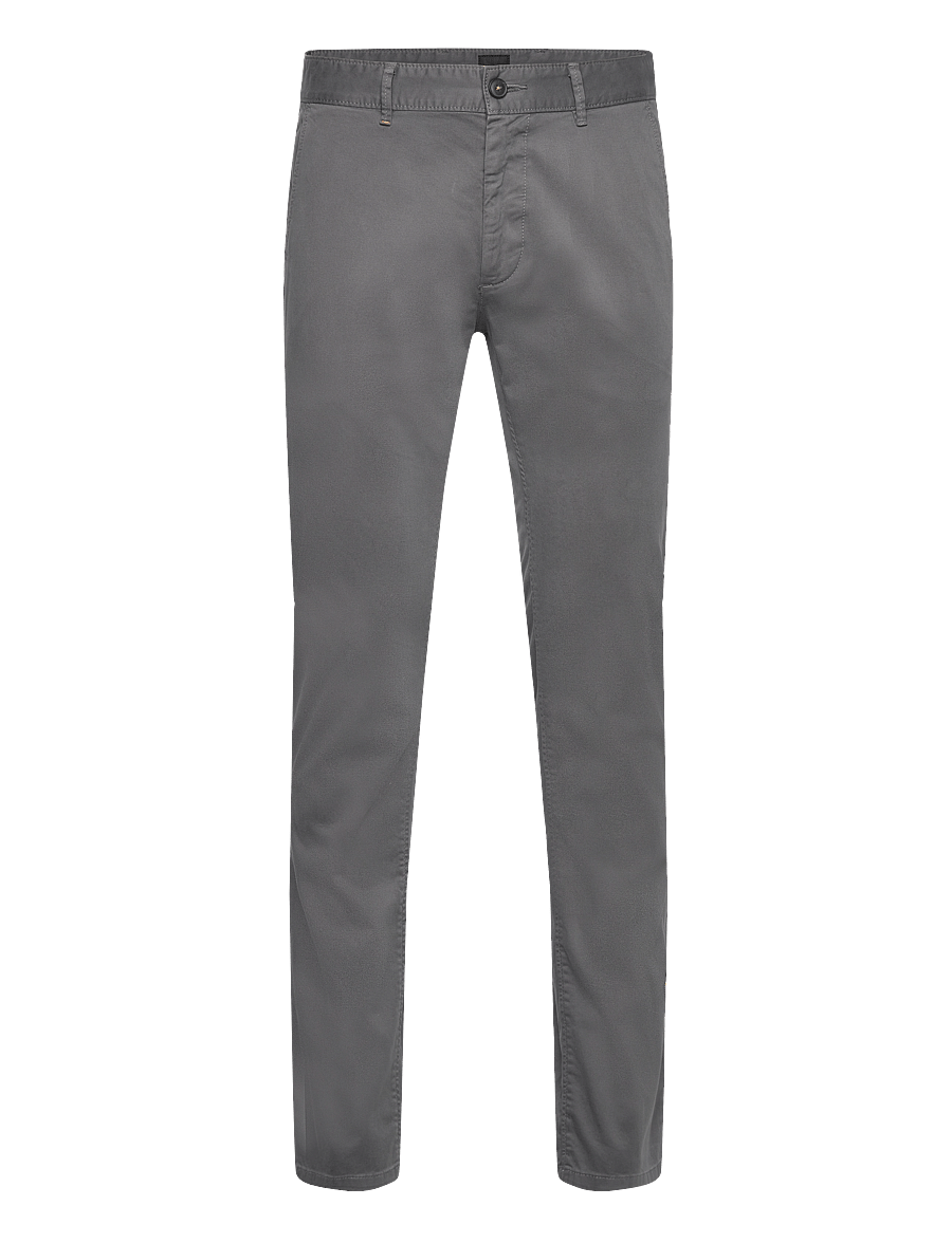 BOSS - Chino_slim - casual byxor - grey - 0