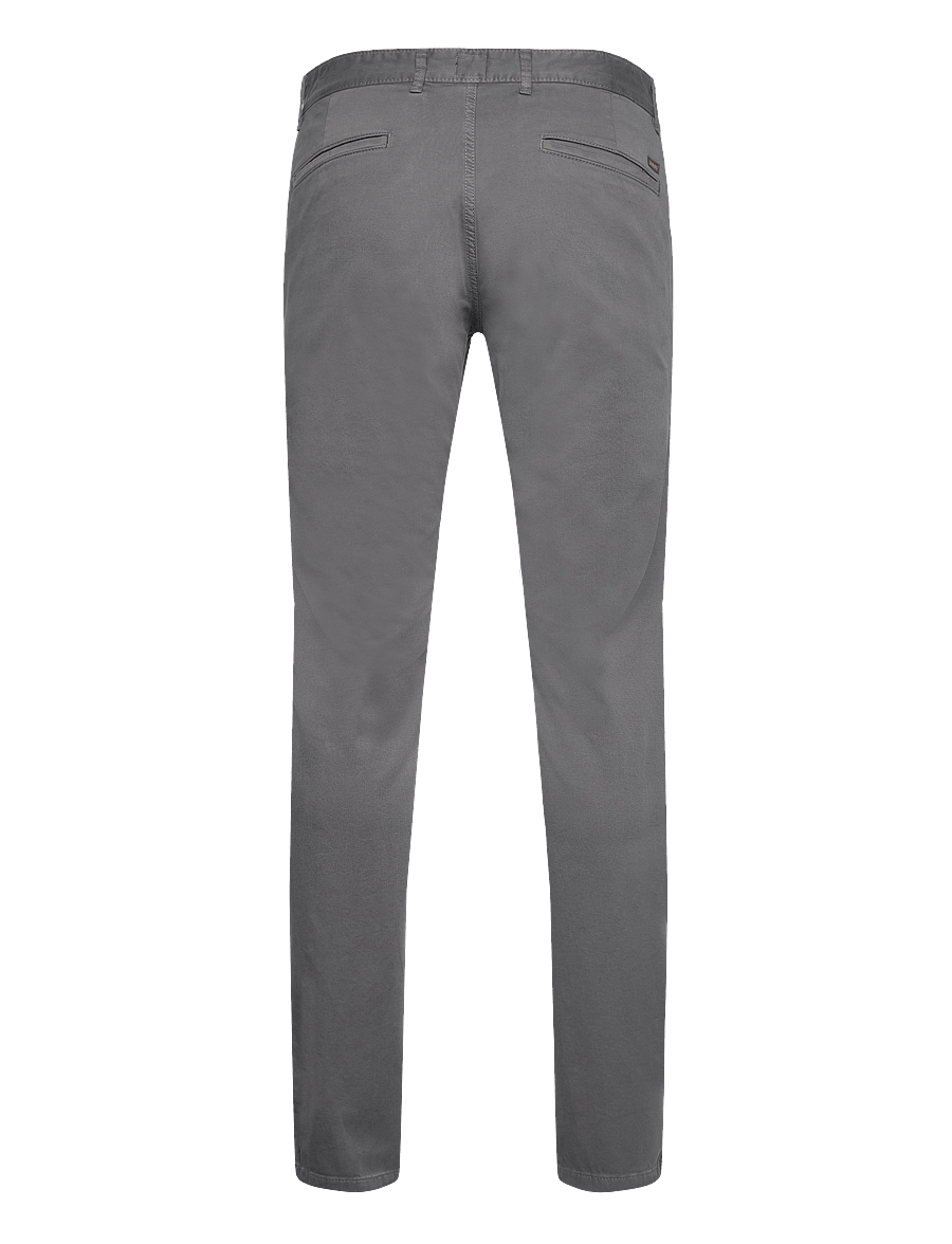 BOSS - Chino_slim - casual byxor - grey - 1