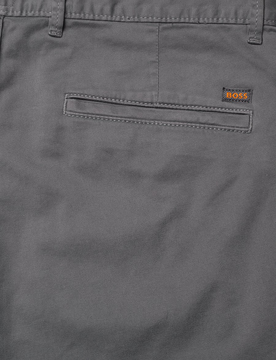 BOSS - Chino_slim - casual byxor - grey - 4
