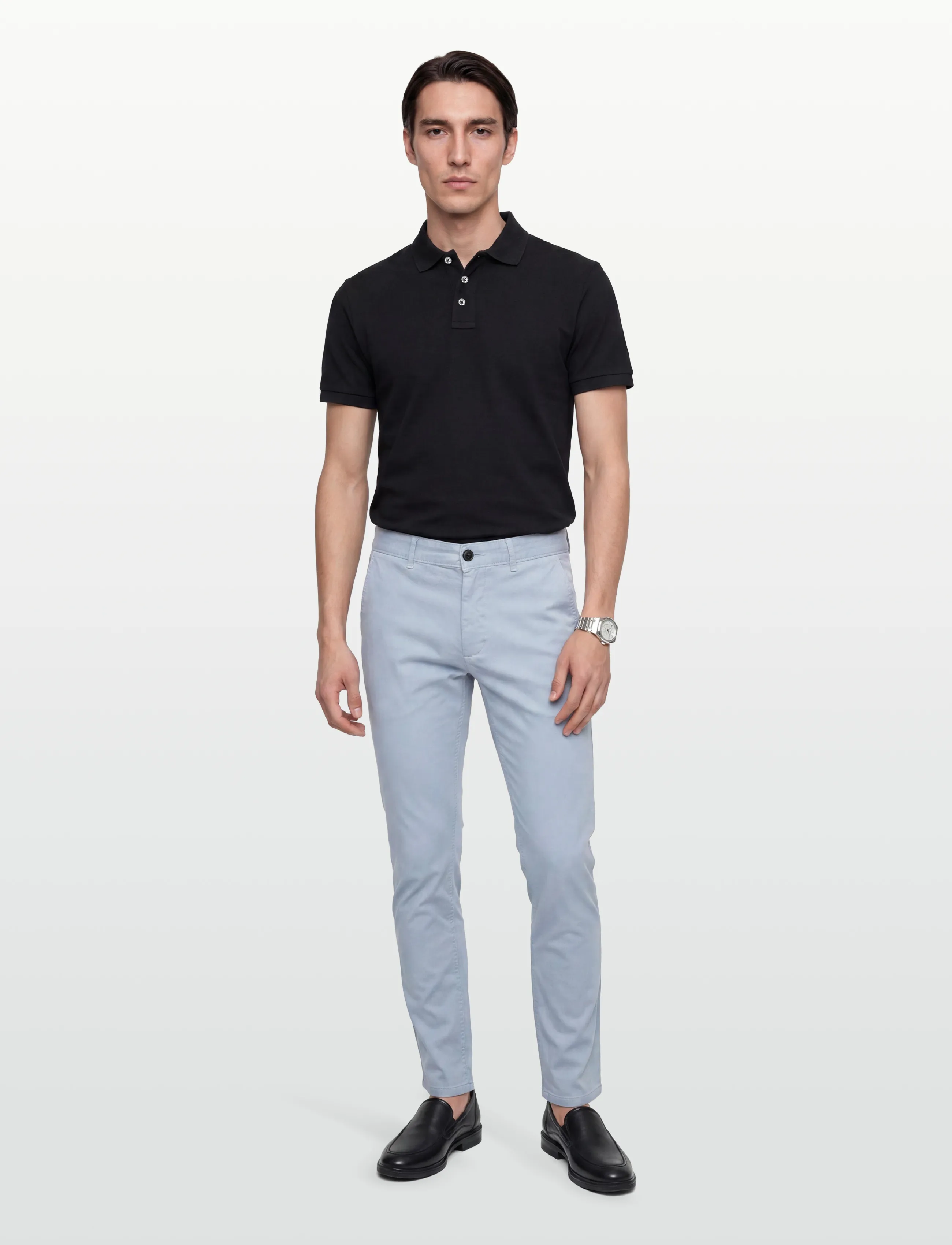 BOSS Chino_Slim, 32 x 32, Blue, Bukser > Chinos, Herre