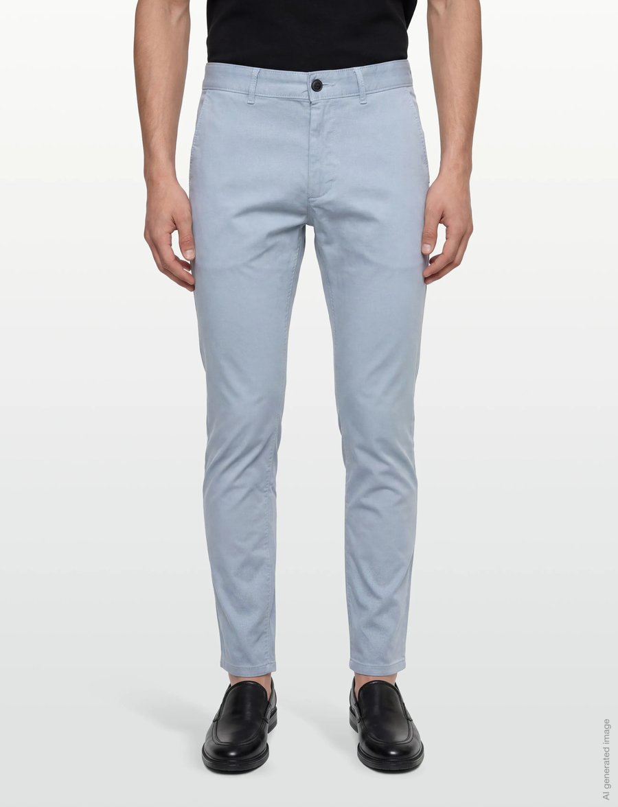 BOSS - Chino_slim - vabaaja püksid - light/pastel blue - 3