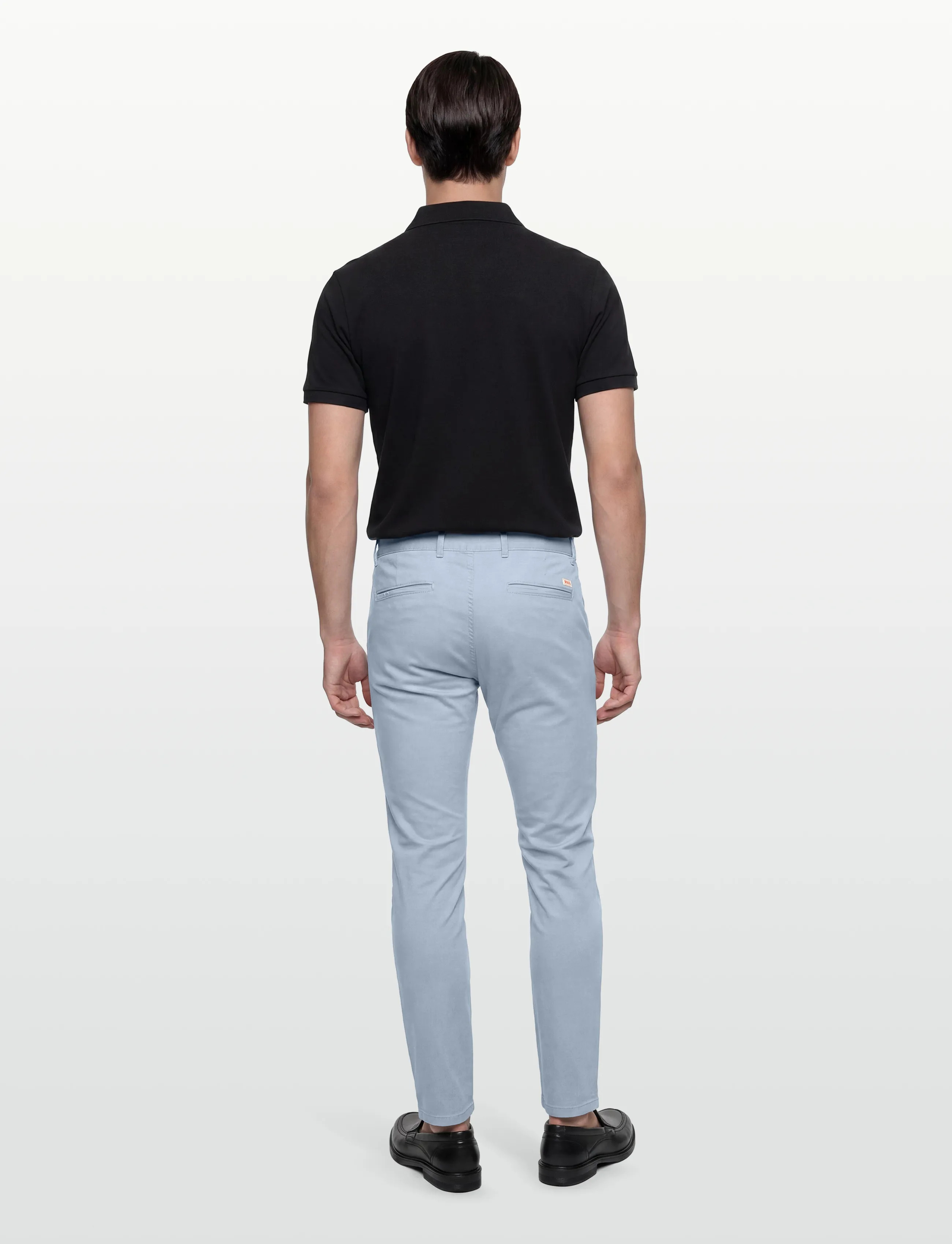 BOSS - Chino_slim - casual trousers - light/pastel blue - 4