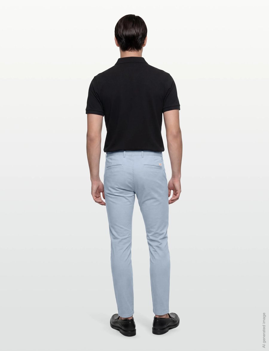 BOSS - Chino_slim - vabaaja püksid - light/pastel blue - 4