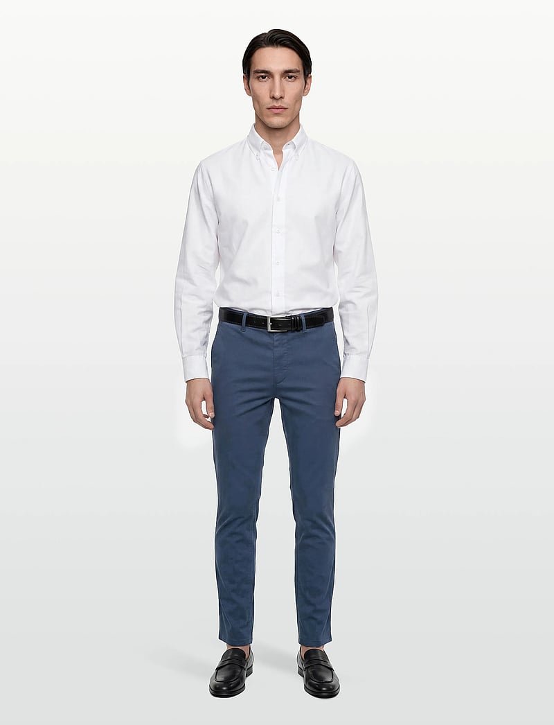 BOSS - Chino_slim - vabaaja püksid - open blue - 0
