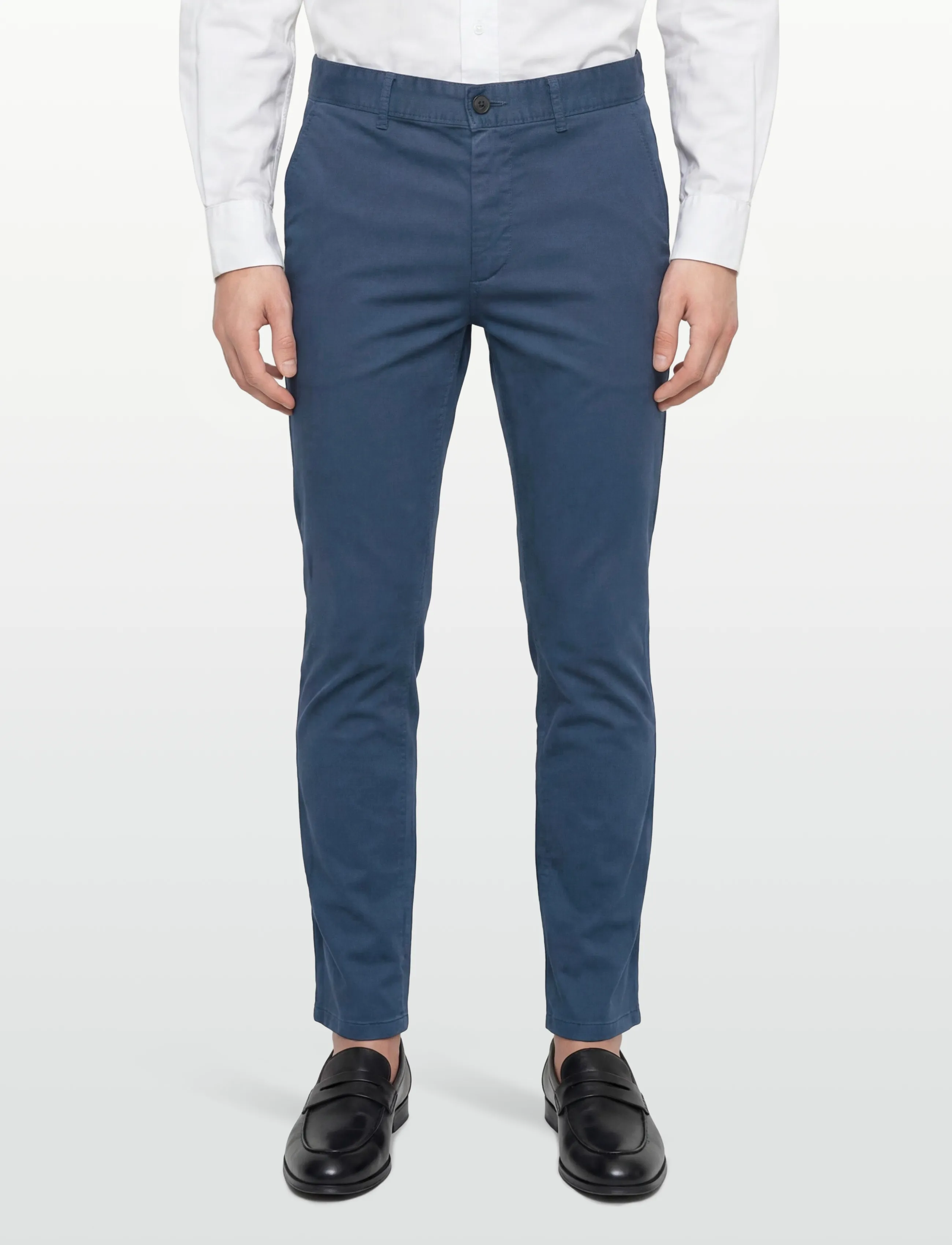 BOSS - Chino_slim - casual trousers - open blue - 3