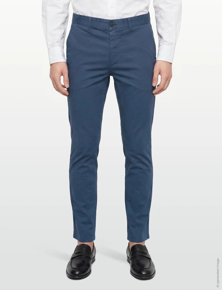 BOSS - Chino_slim - freizeithosen - open blue - 3