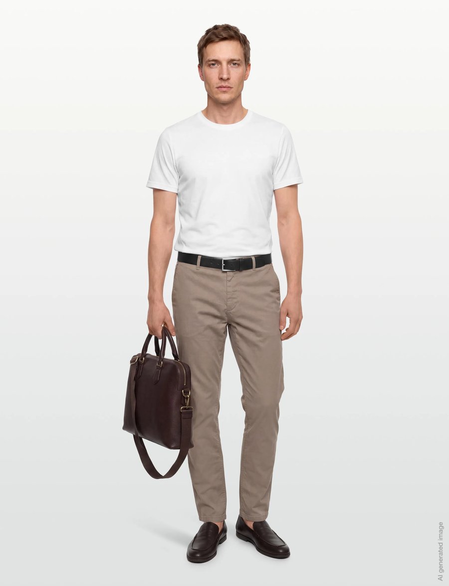 BOSS - Chino_slim - freizeithosen - open green - 0