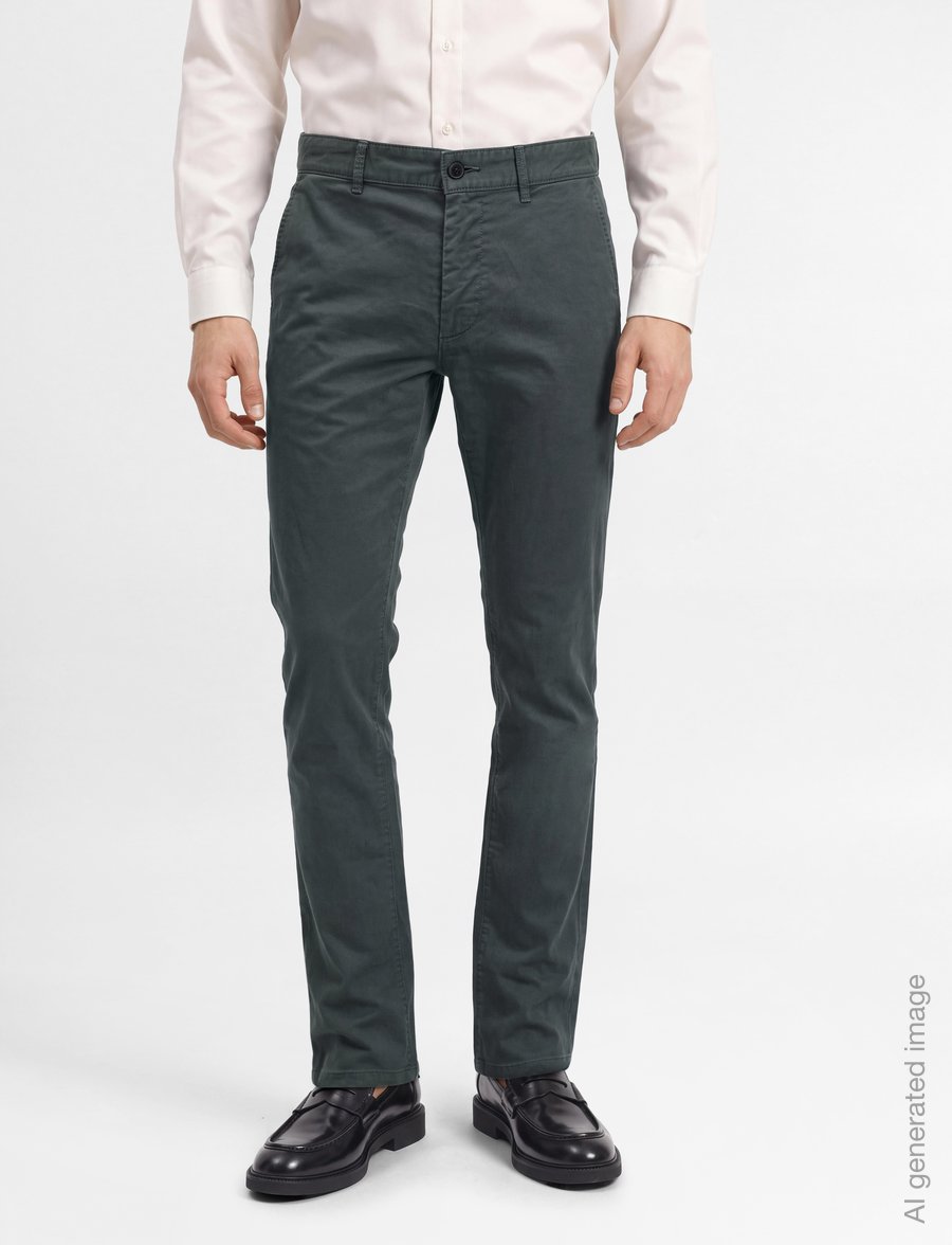 BOSS - Chino_slim - casual bukser - open green - 3