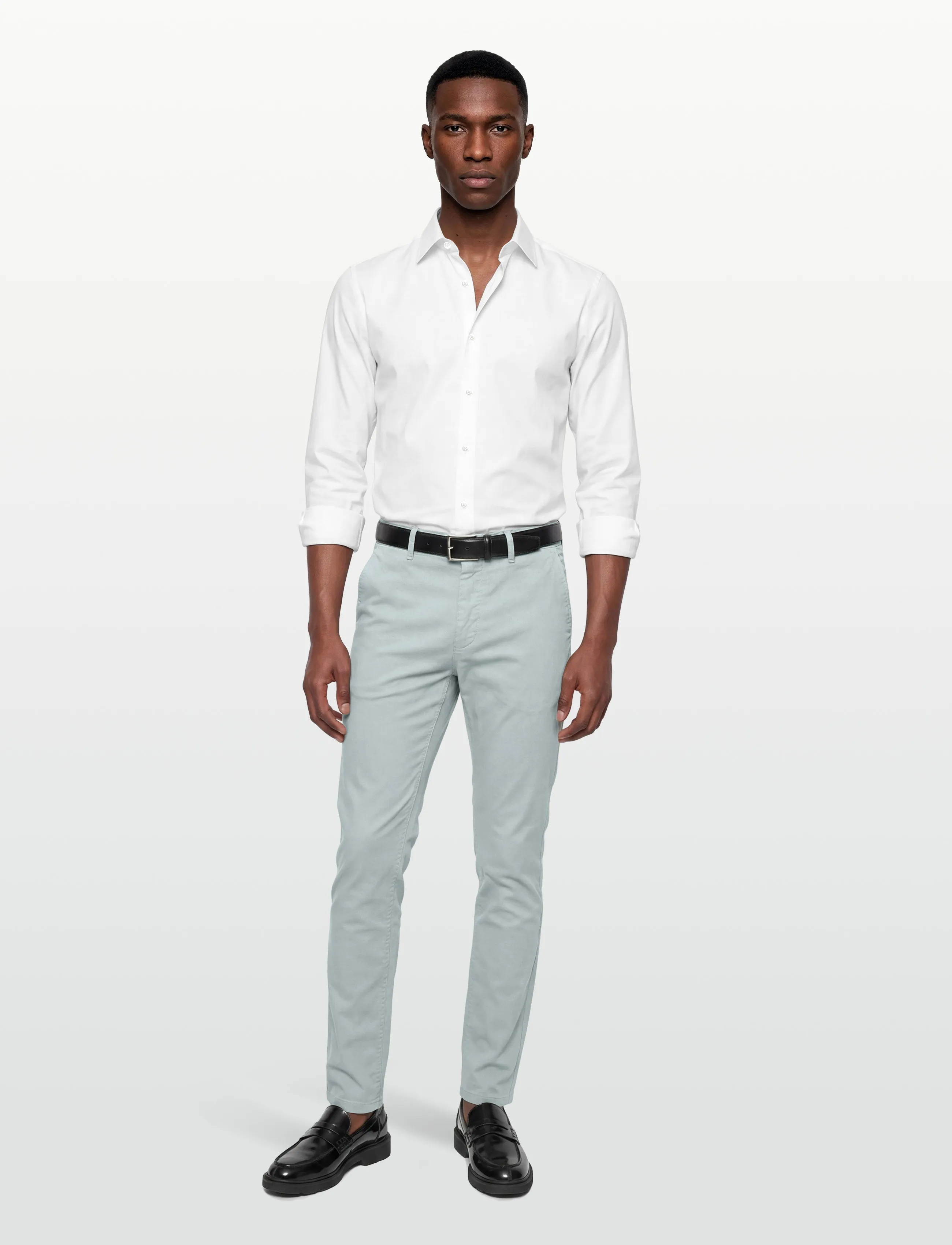 BOSS Chino_Slim, Mænd, Slim Chino Bukser, Grå, Str: 33 x 36