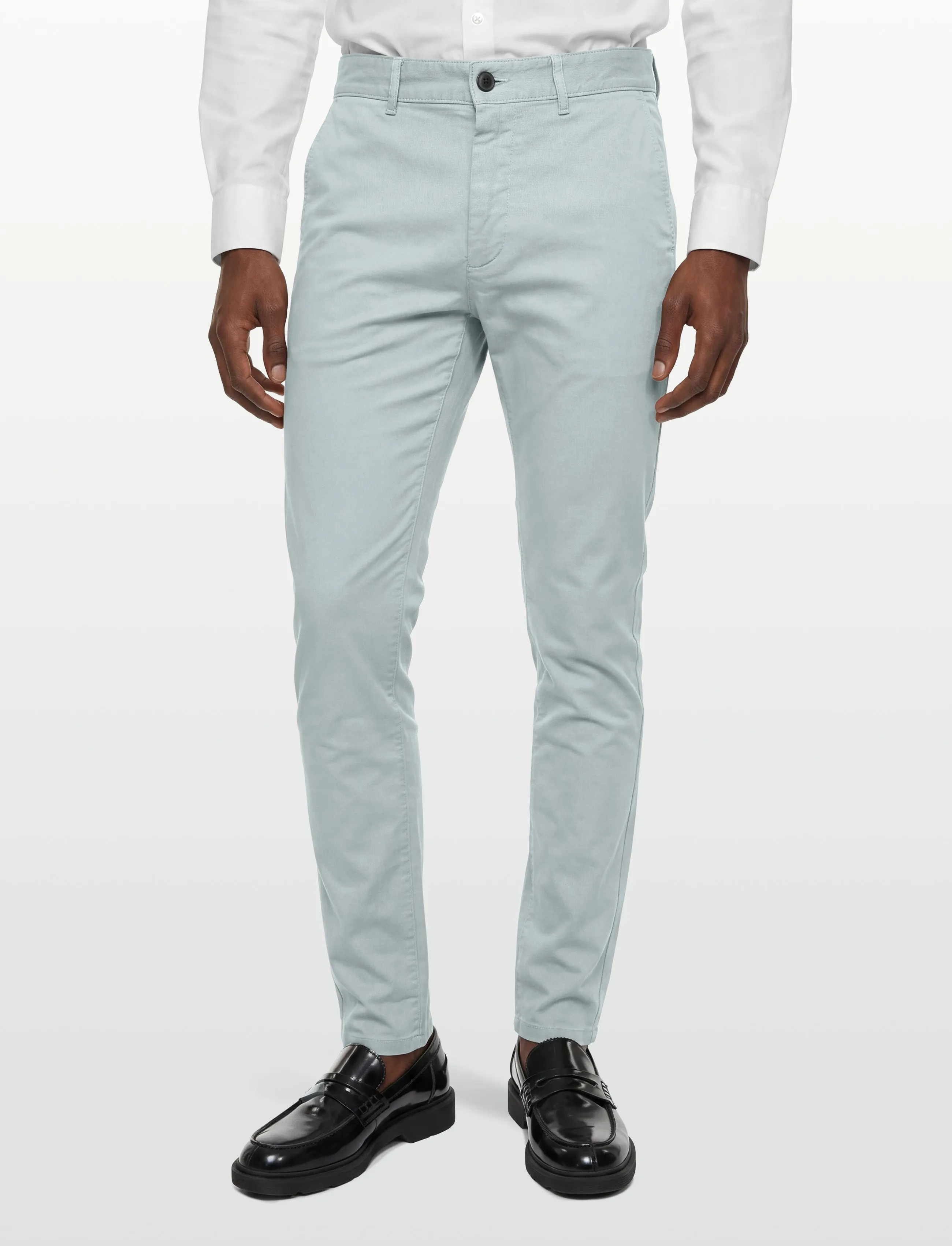BOSS - Chino_slim - casual bukser - open grey - 3