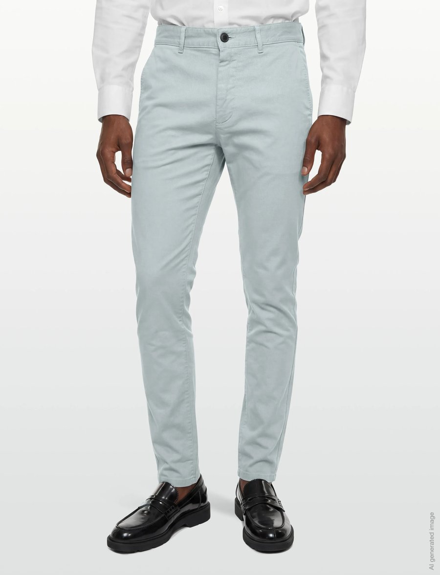 BOSS - Chino_slim - casual bukser - open grey - 3