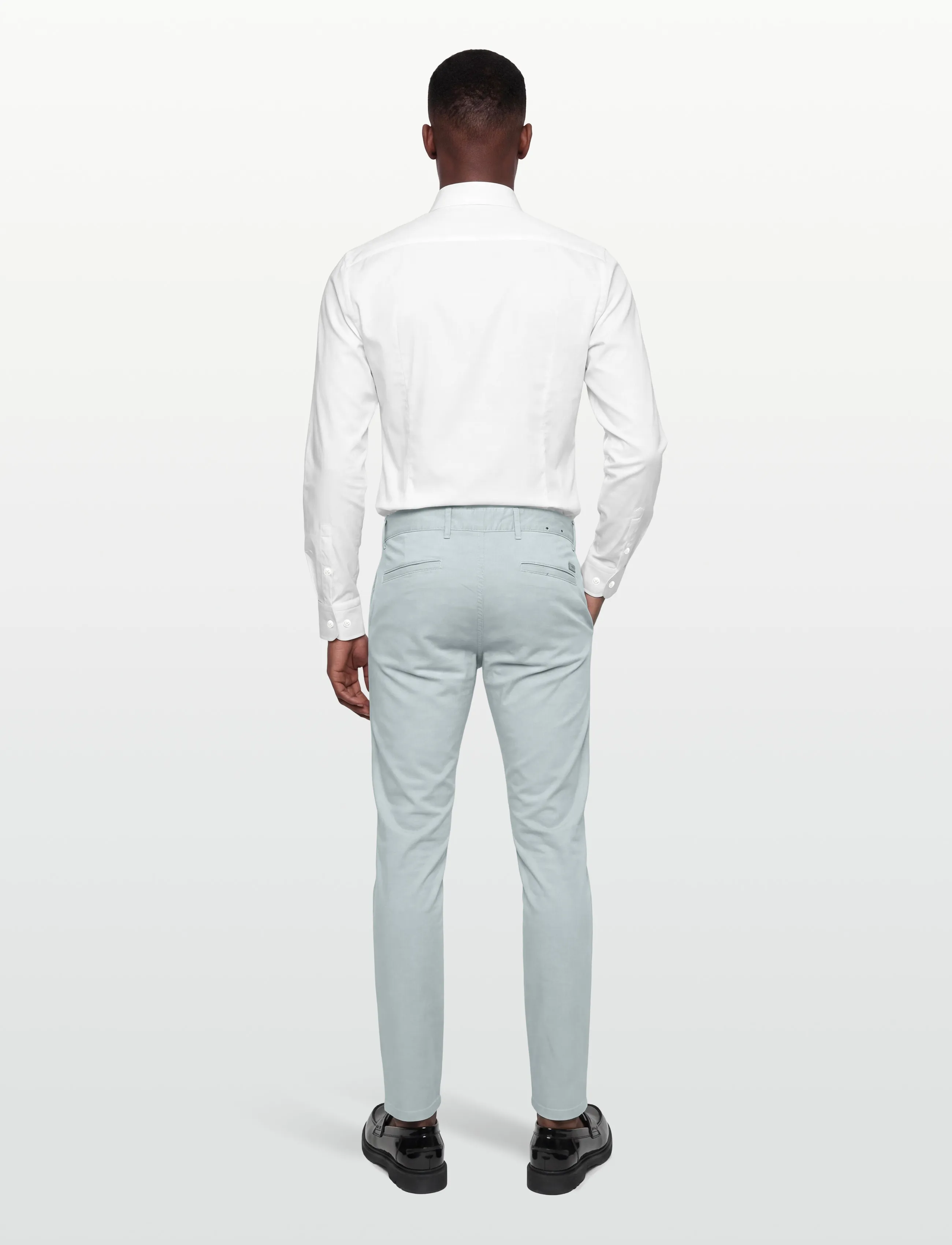 BOSS - Chino_slim - casual bukser - open grey - 4