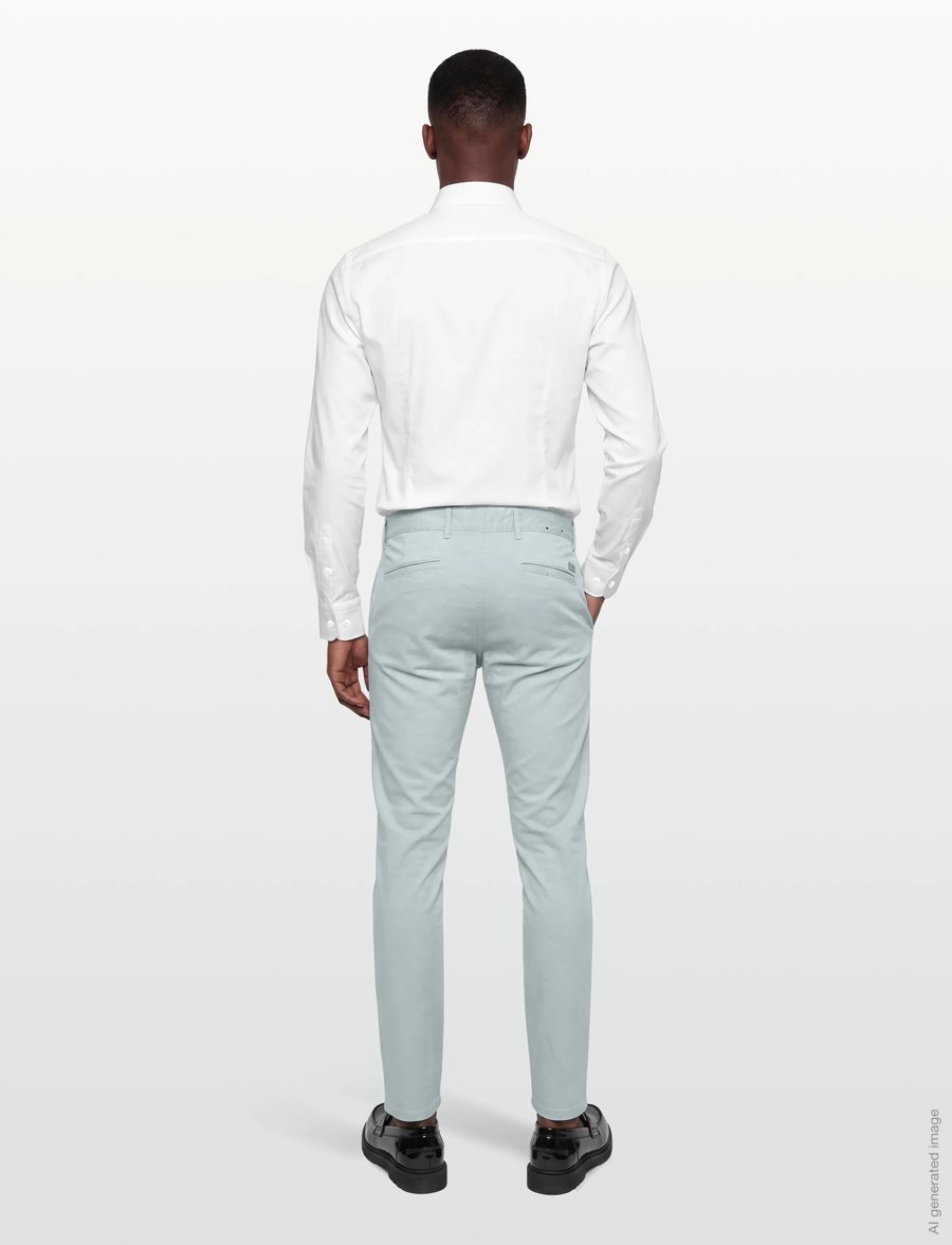 BOSS - Chino_slim - casual bukser - open grey - 4