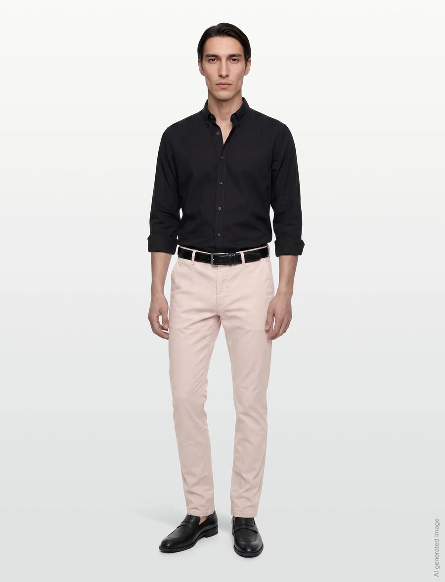 BOSS - Chino_slim - casual bukser - open pink - 0