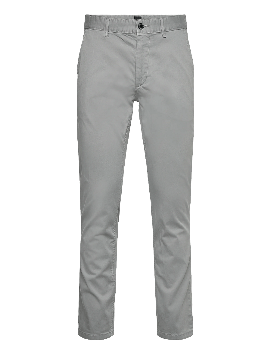 BOSS - Chino_slim - casual - silver - 0