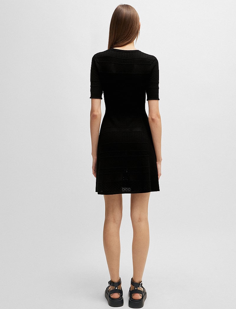 BOSS - C_Fanube - stickade klänningar - black - 2