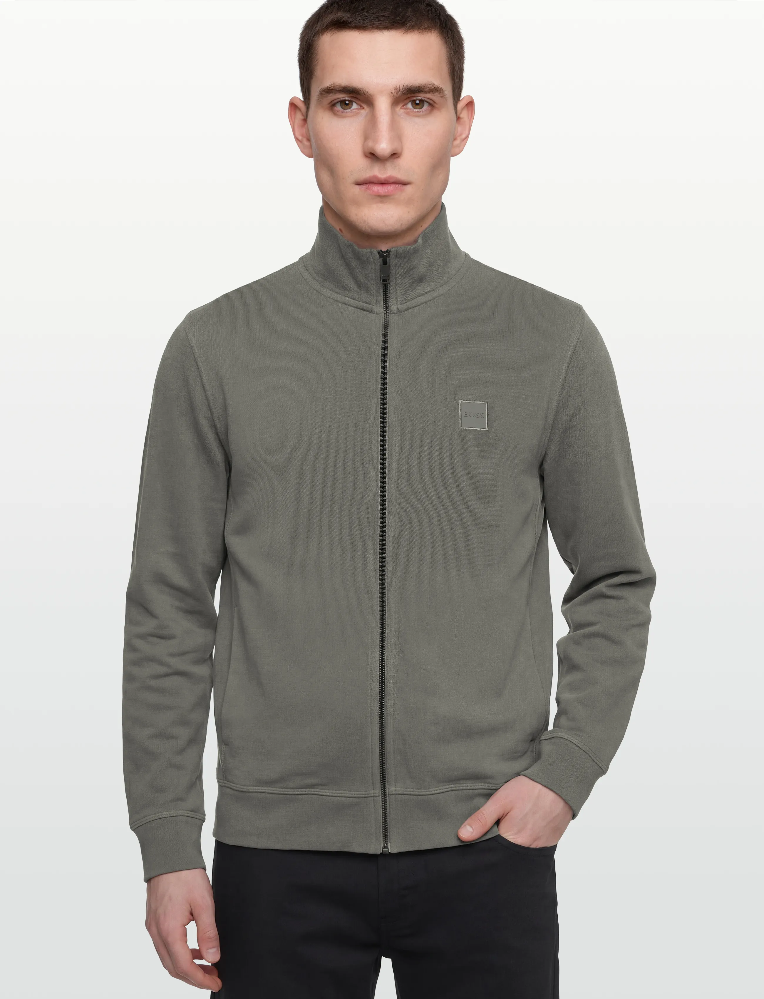 BOSS - Zestart - sweatshirts - open grey - 3