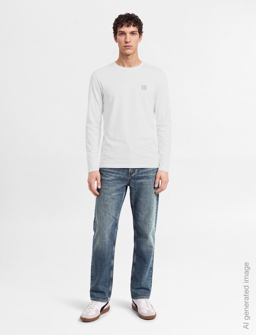 BOSS - Tacks - langærmede t-shirts - white - 0