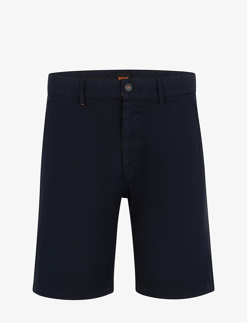 BOSS - Chino-slim-Shorts - dark blue - 0