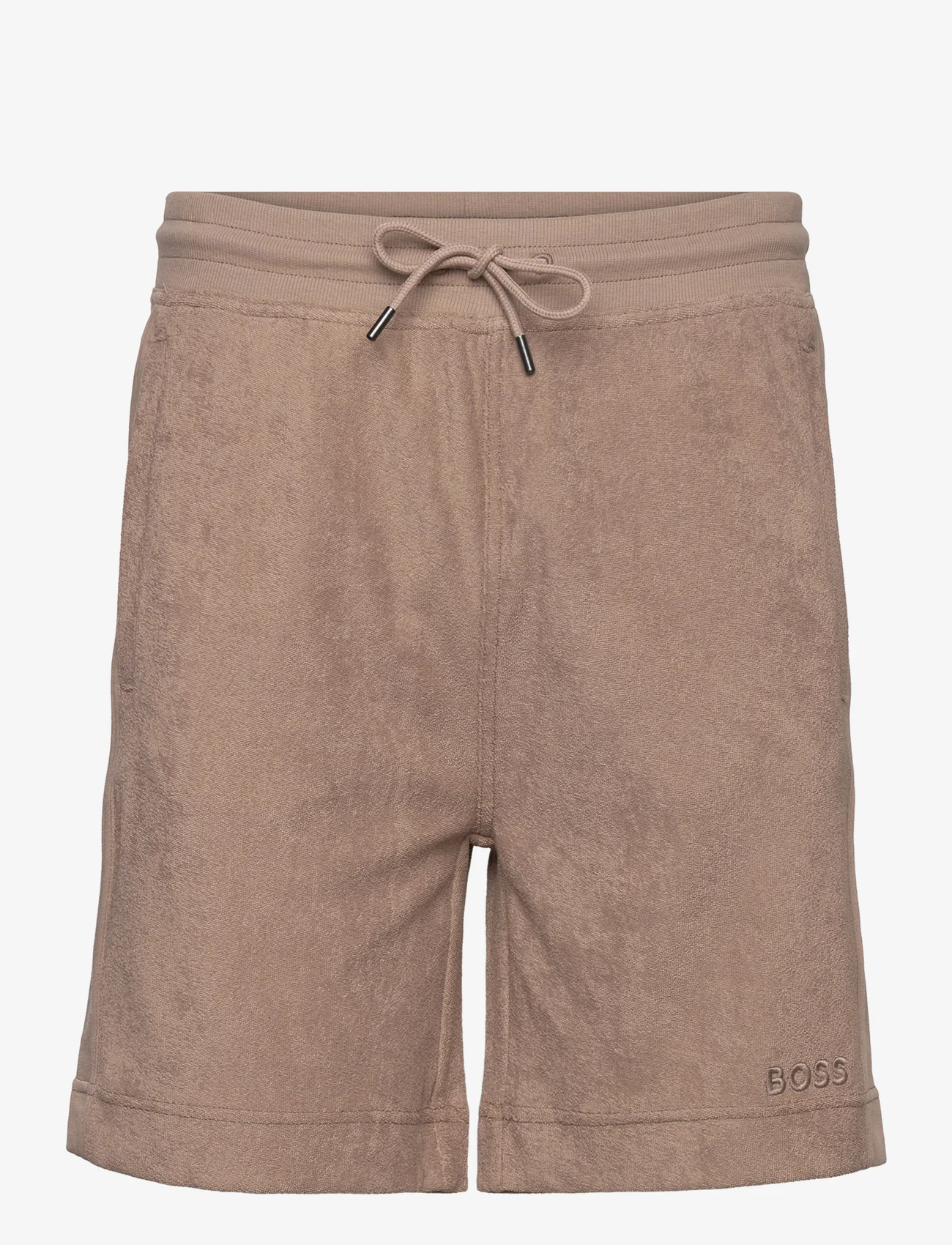 BOSS - SeeTowel - sweat shorts - open brown - 0