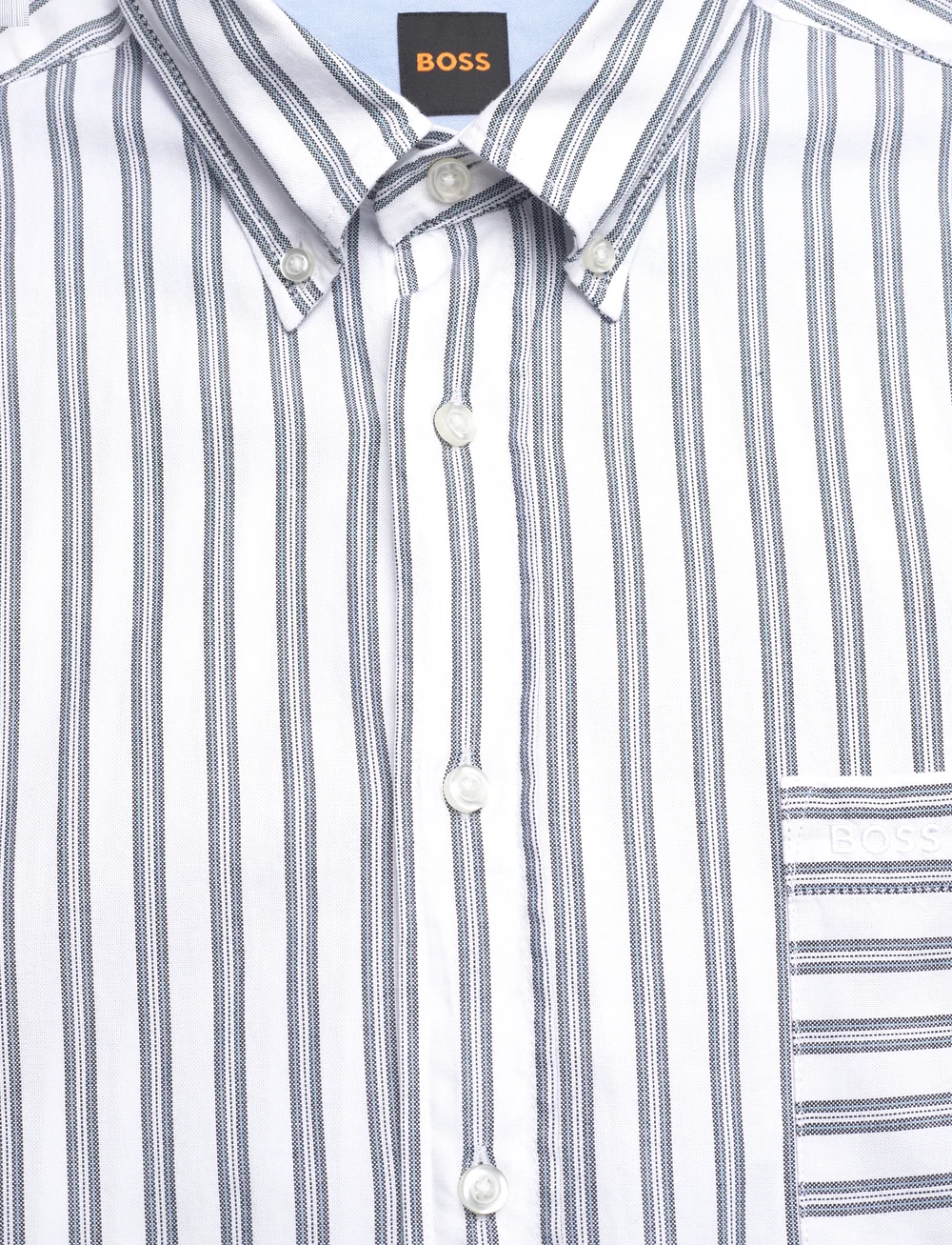 BOSS - Lambey_1 - triibulised särgid - white - 2