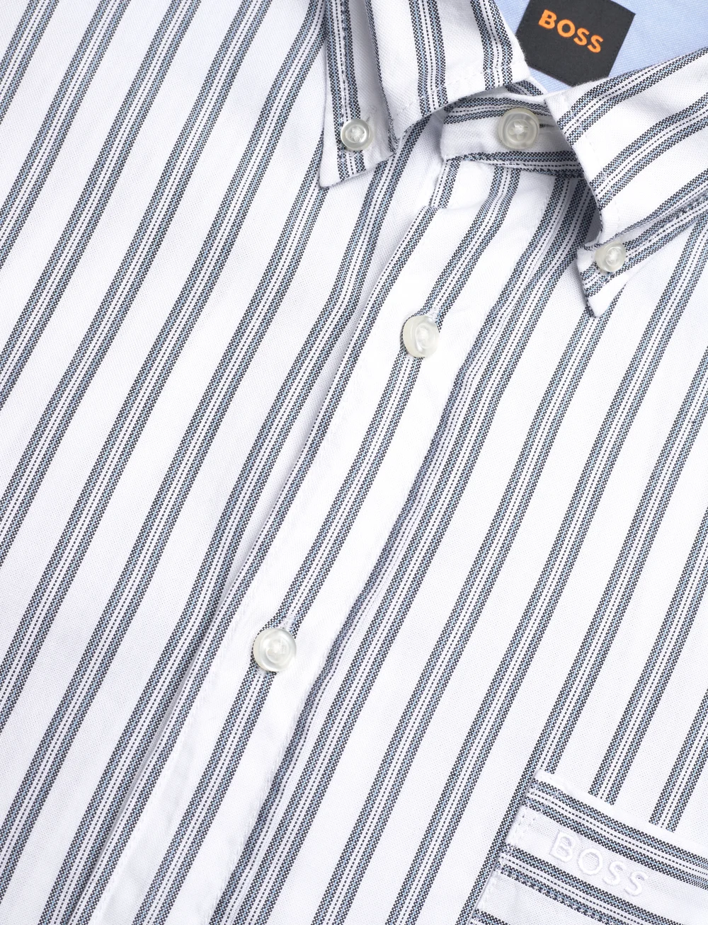 BOSS - Lambey_1 - triibulised särgid - white - 3