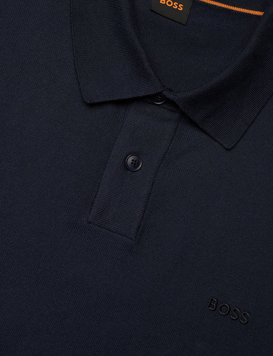BOSS - Asac_P - gestrickte polohemden - dark blue - 2