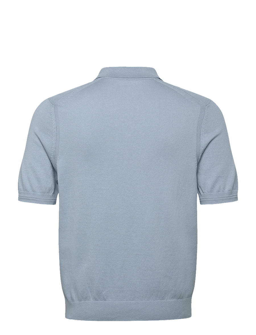 BOSS - Asac_P - langärmlige strick-polohemden - light/pastel blue - 2