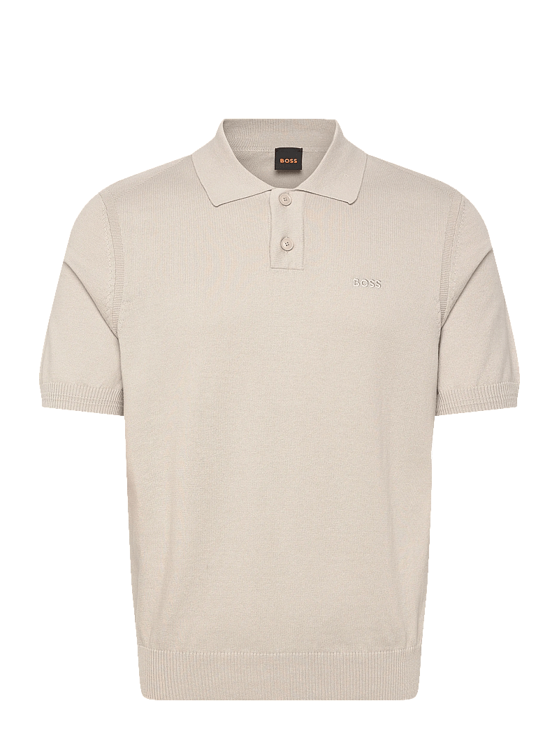 BOSS - Asac_P - gestrickte polohemden - open grey - 1