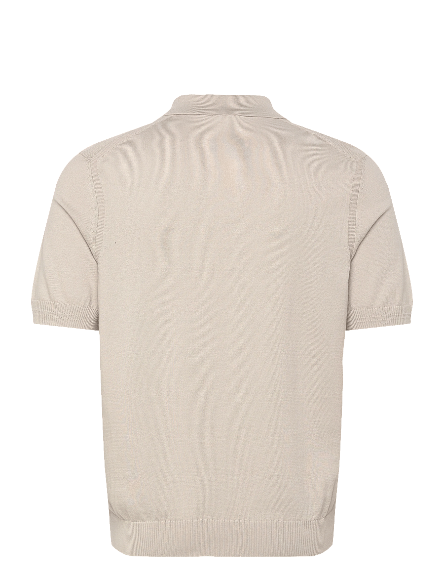 BOSS - Asac_P - langärmlige strick-polohemden - open grey - 2