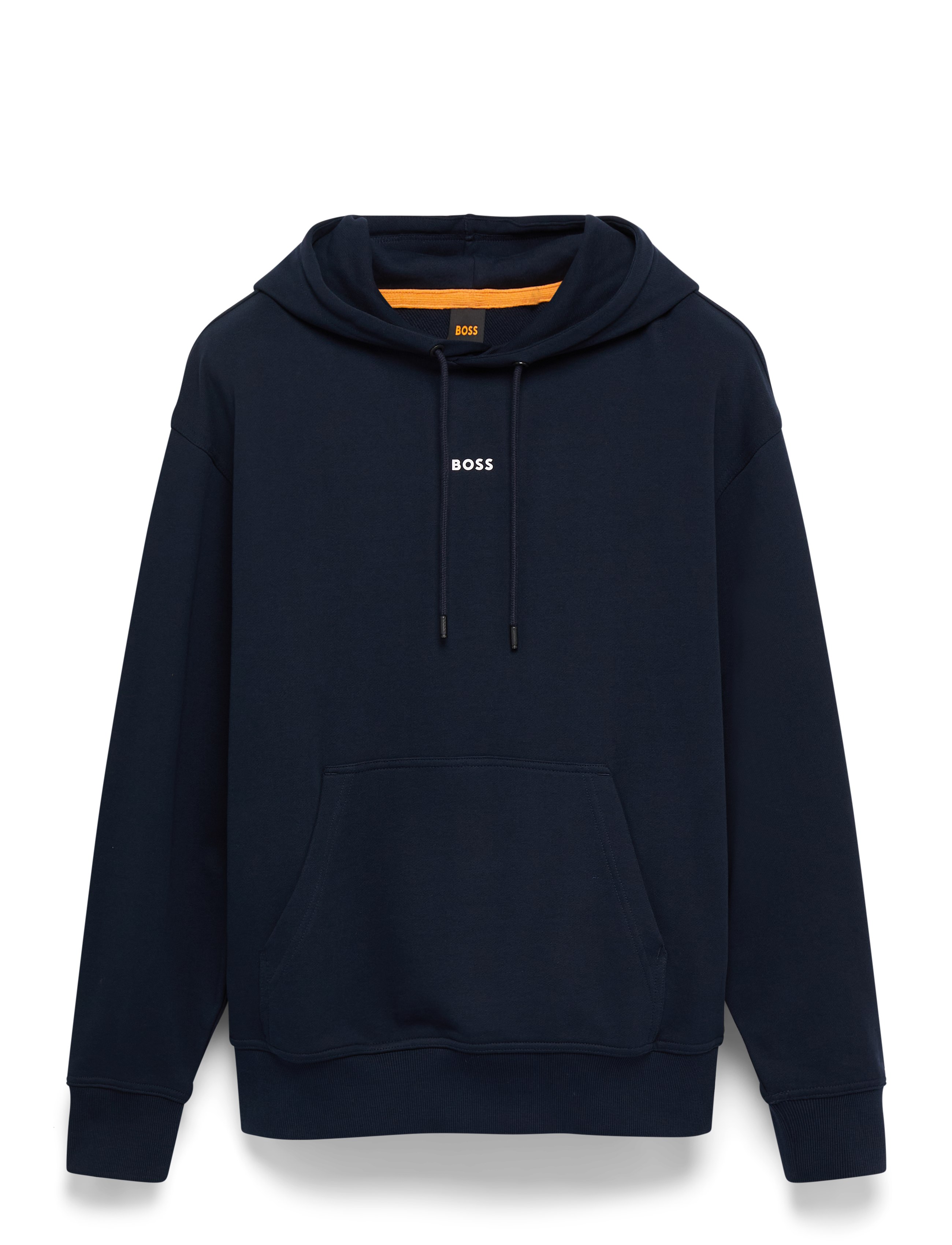 BOSS Wesmallhood, Mænd, Hættetrøje, Navy, Str: S