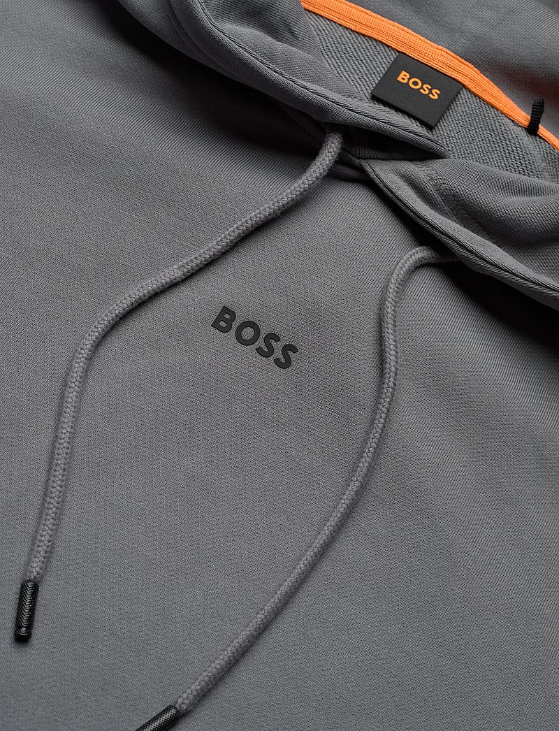 BOSS - WeSmallhood - hættetrøjer - open grey - 2