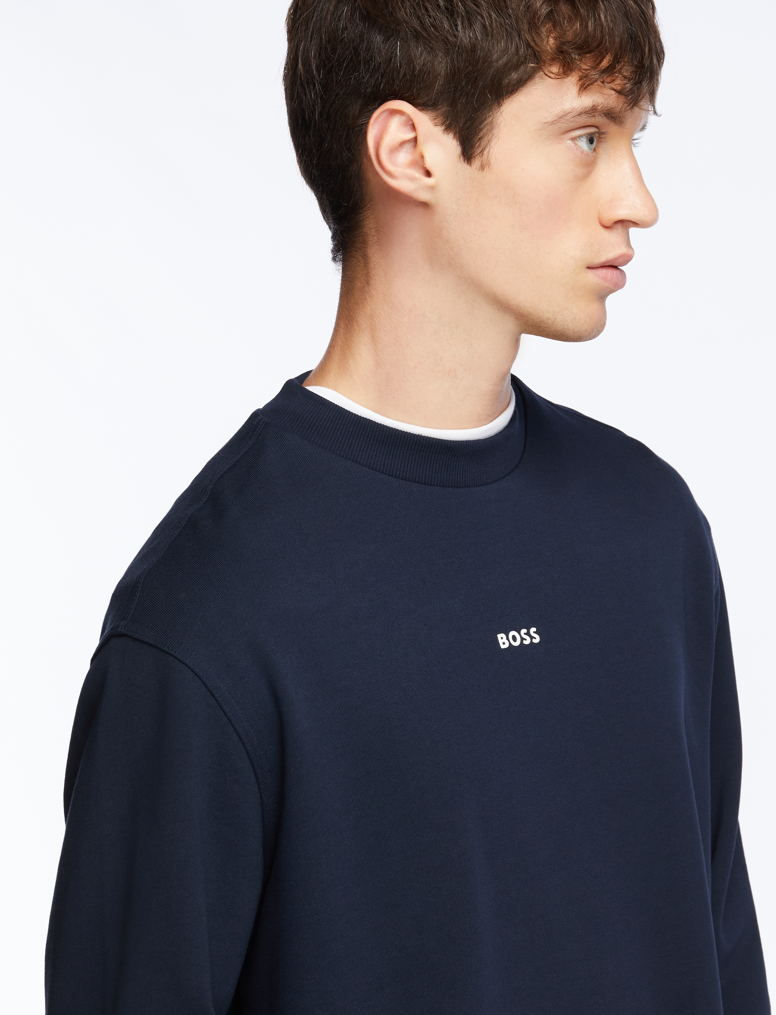 Boss Wesmallcrew sweatshirts herr – bild 7
