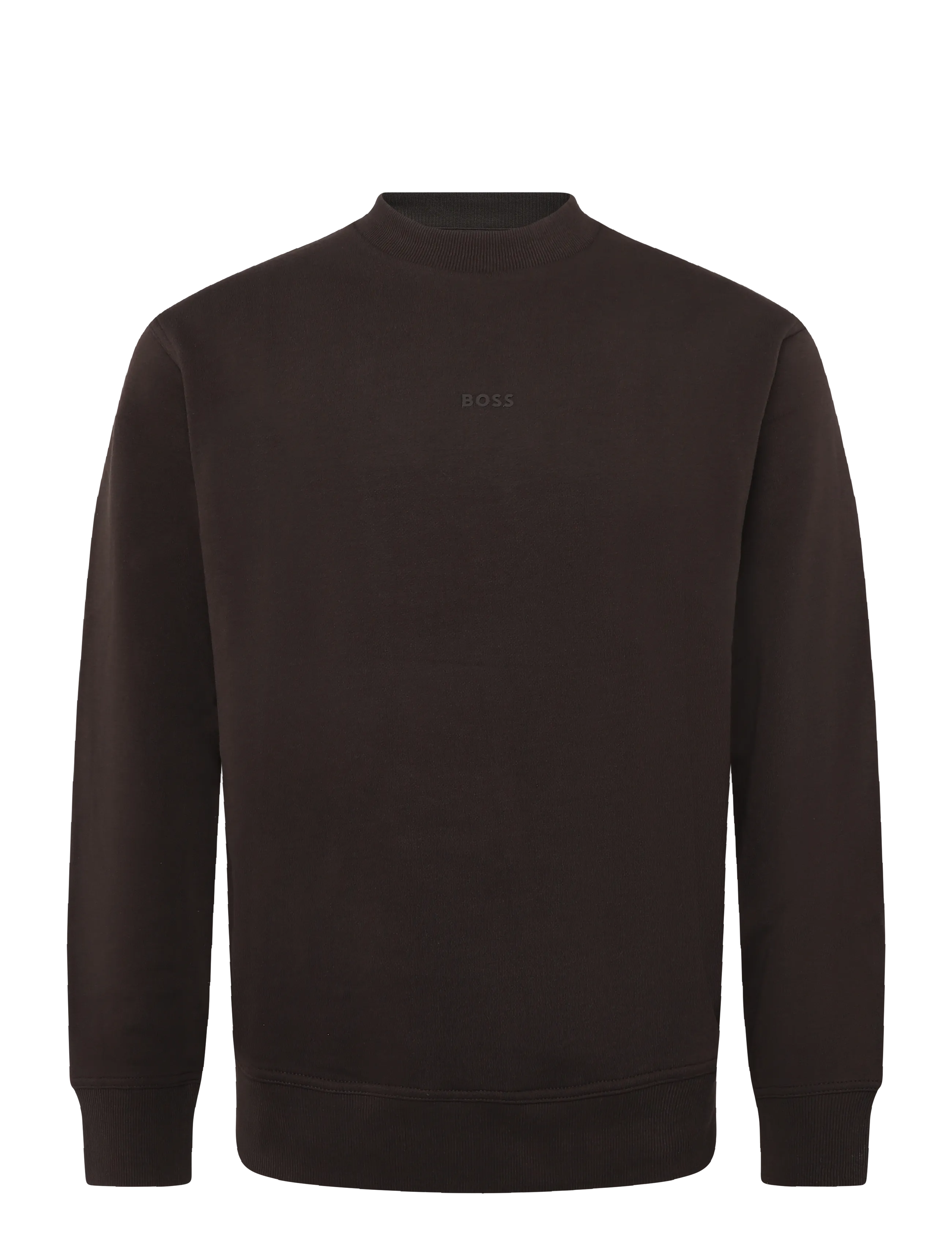 BOSS WeSmallcrew - Sweatshirts & Hoodies - DARK BROWN / brown