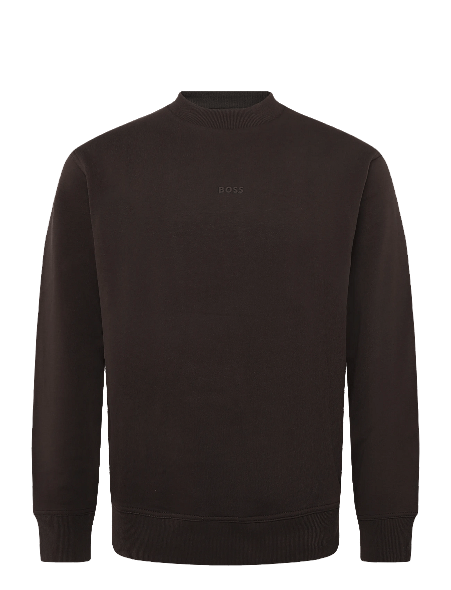 BOSS - WeSmallcrew - sweatshirts - dark brown - 0