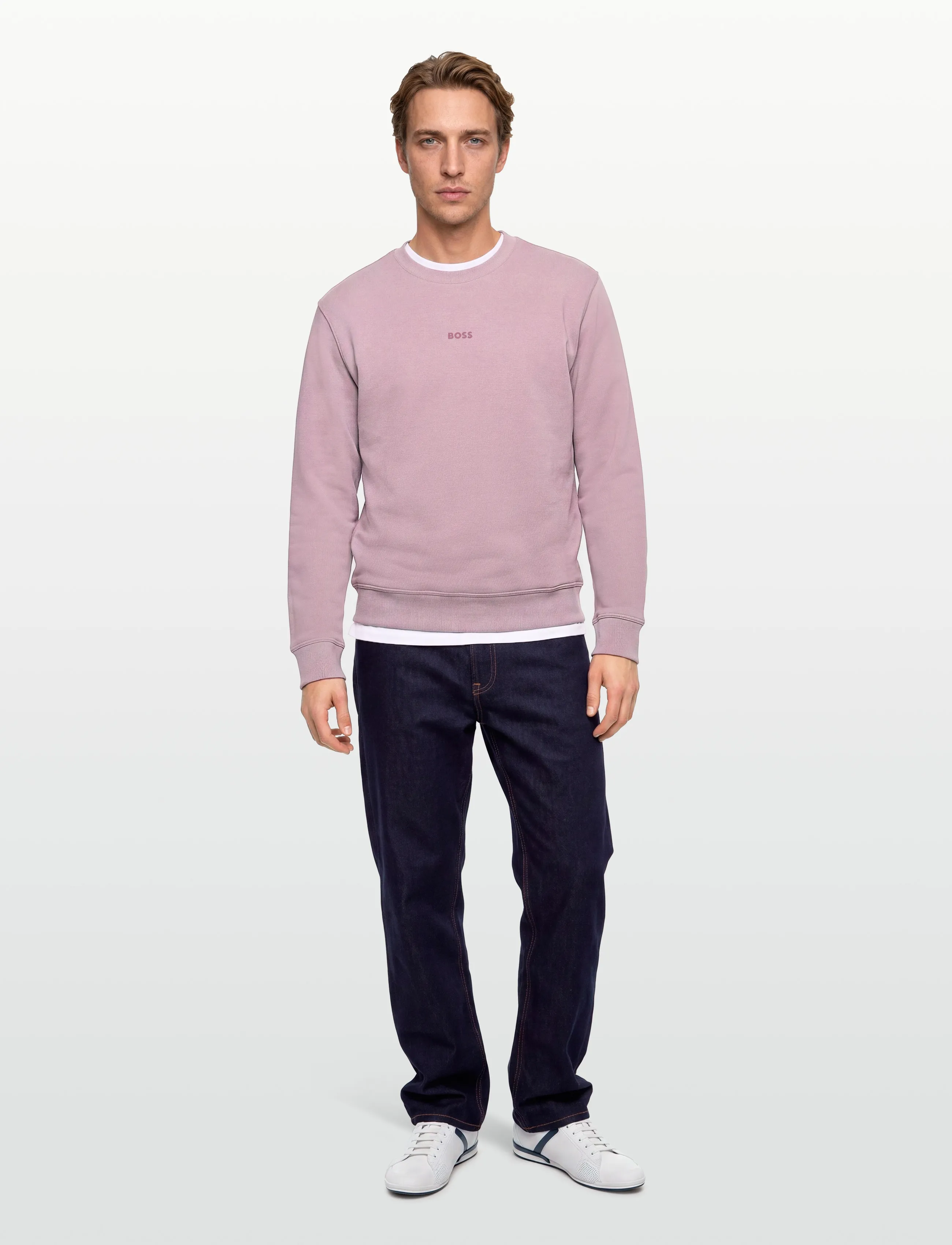 BOSS - WeSmallcrew - sweatshirts - light/pastel purple - 0