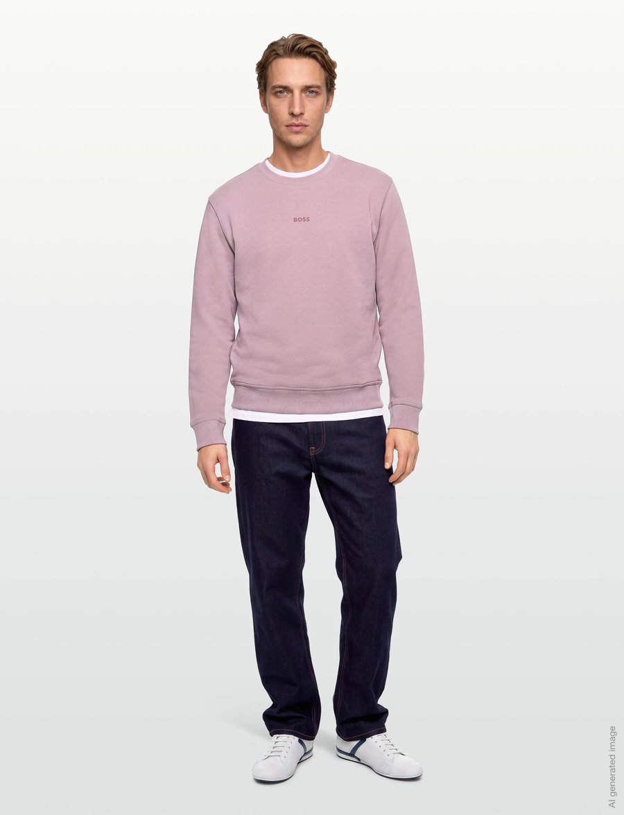 BOSS - WeSmallcrew - sweatshirts - light/pastel purple - 0