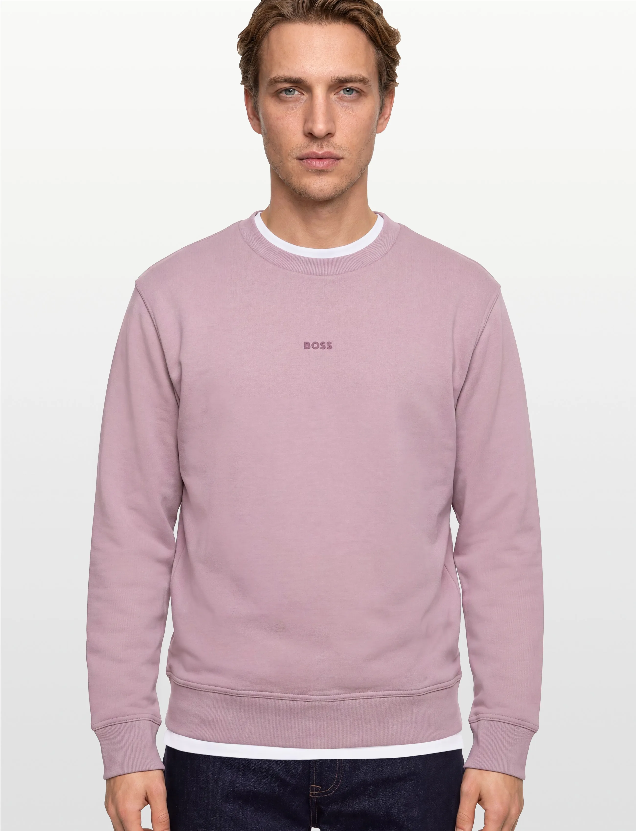BOSS - WeSmallcrew - sweatshirts - light/pastel purple - 3