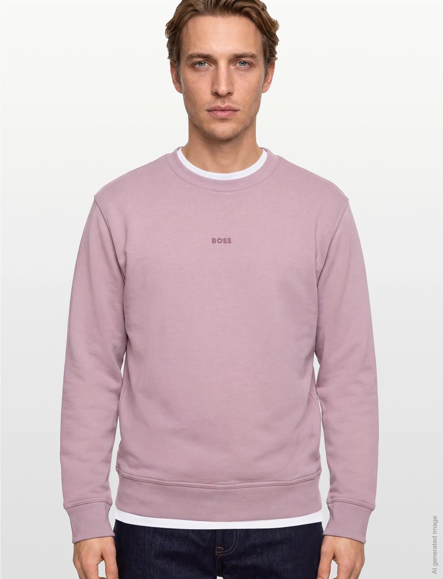 BOSS - WeSmallcrew - sweatshirts - light/pastel purple - 3