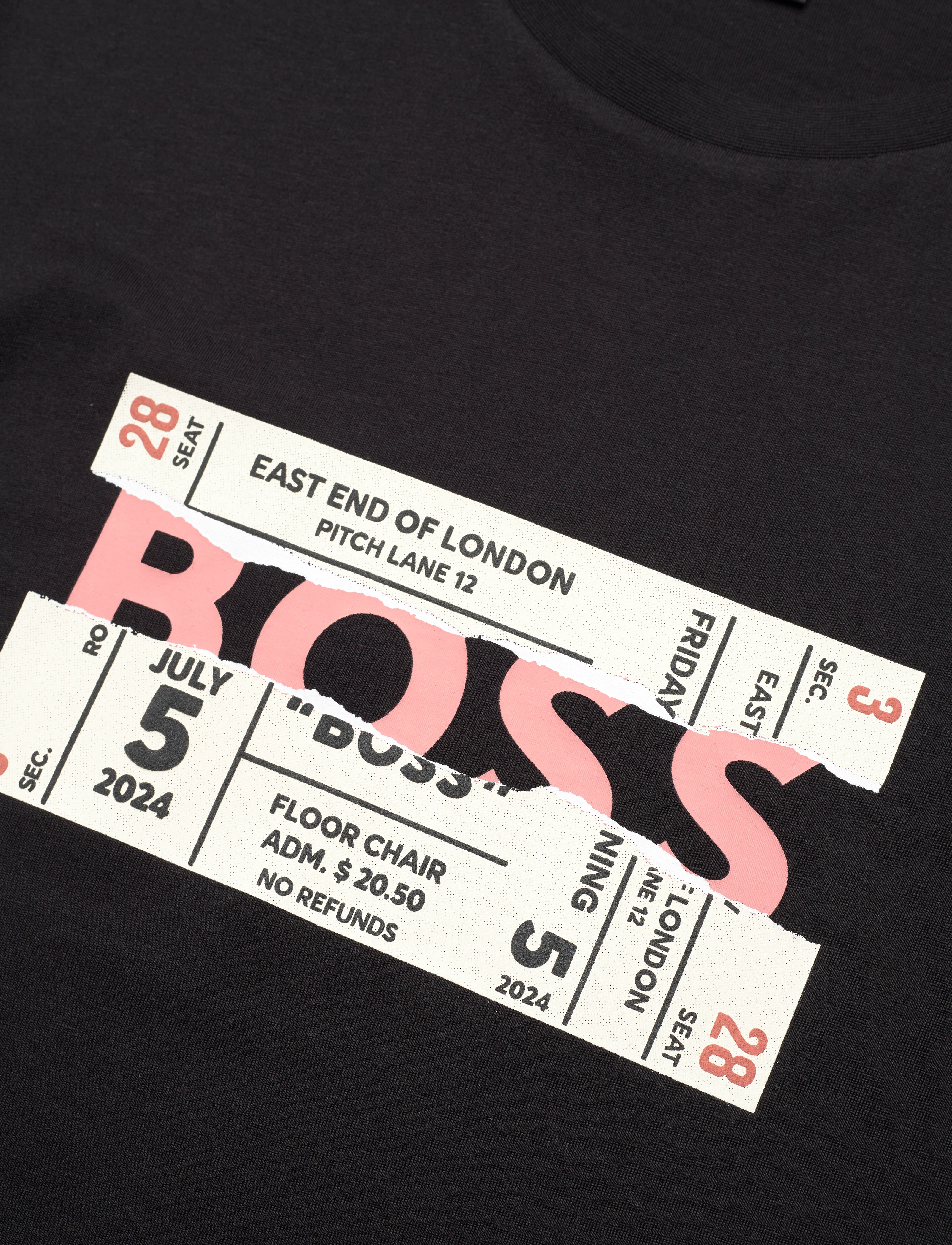 BOSS - Te_BossTicket - black - 2