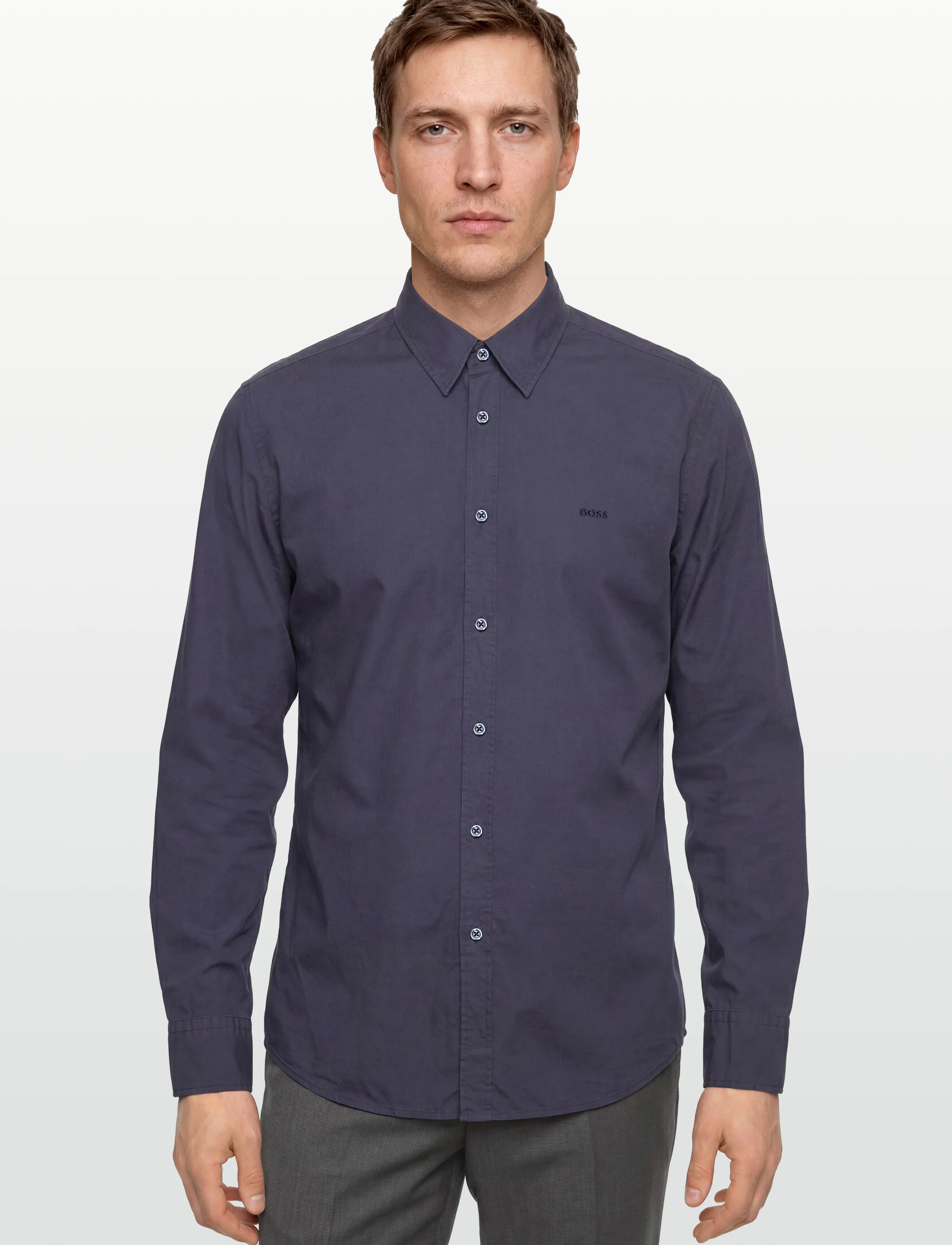 BOSS - Relegant_6_M - basic skjorter - navy - 3