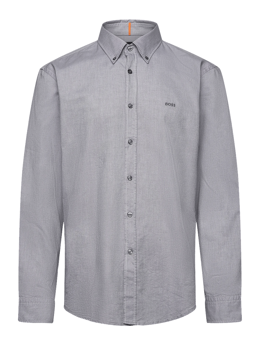 BOSS - Rickert_M - oxford-hemden - open grey - 1