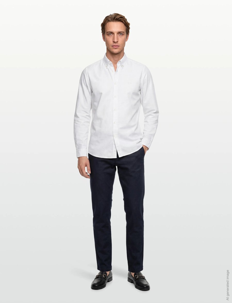 BOSS - Rickert_M - oxford-hemden - white - 0