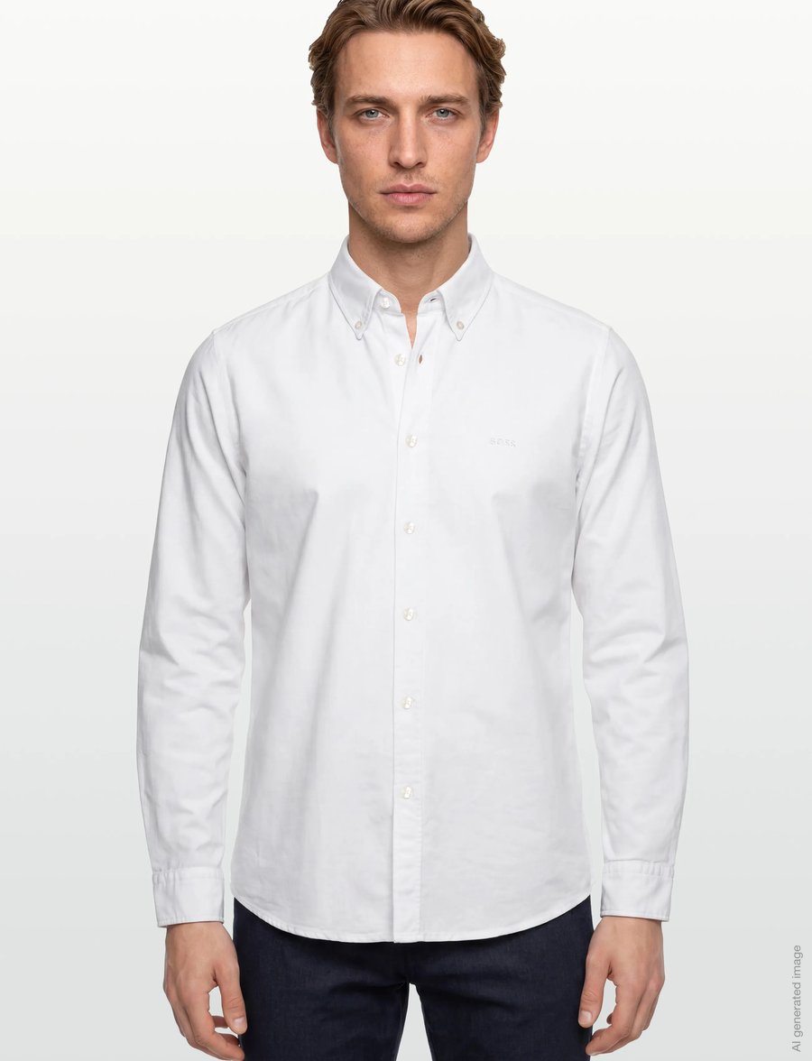 BOSS - Rickert_M - oxford-hemden - white - 3