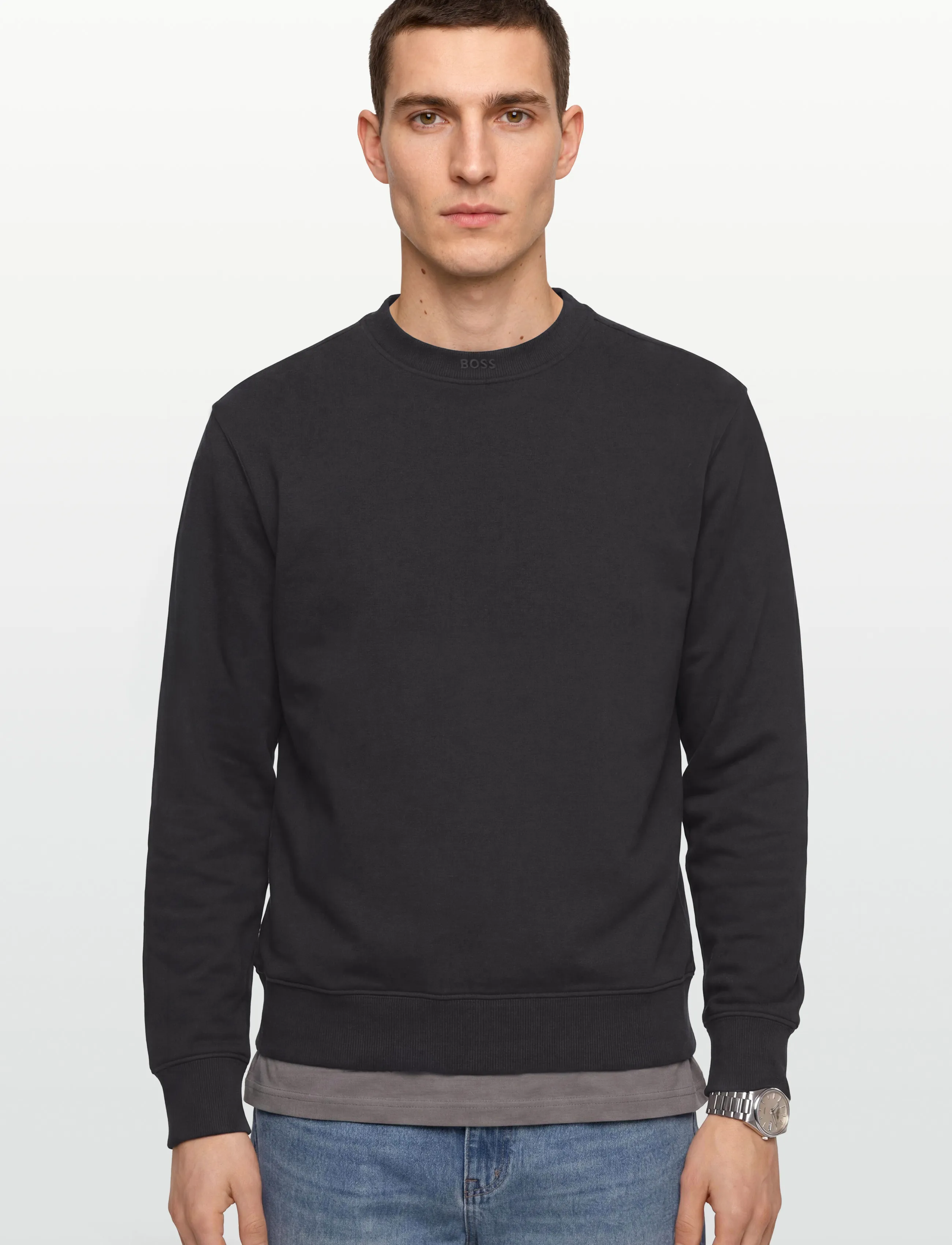 BOSS - We__Dye - sweatshirts - black - 3