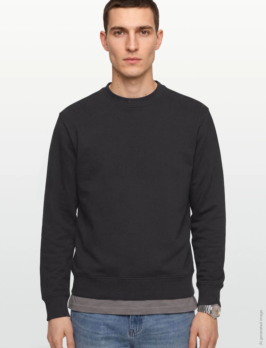 BOSS - We__Dye - sweatshirts - black - 3