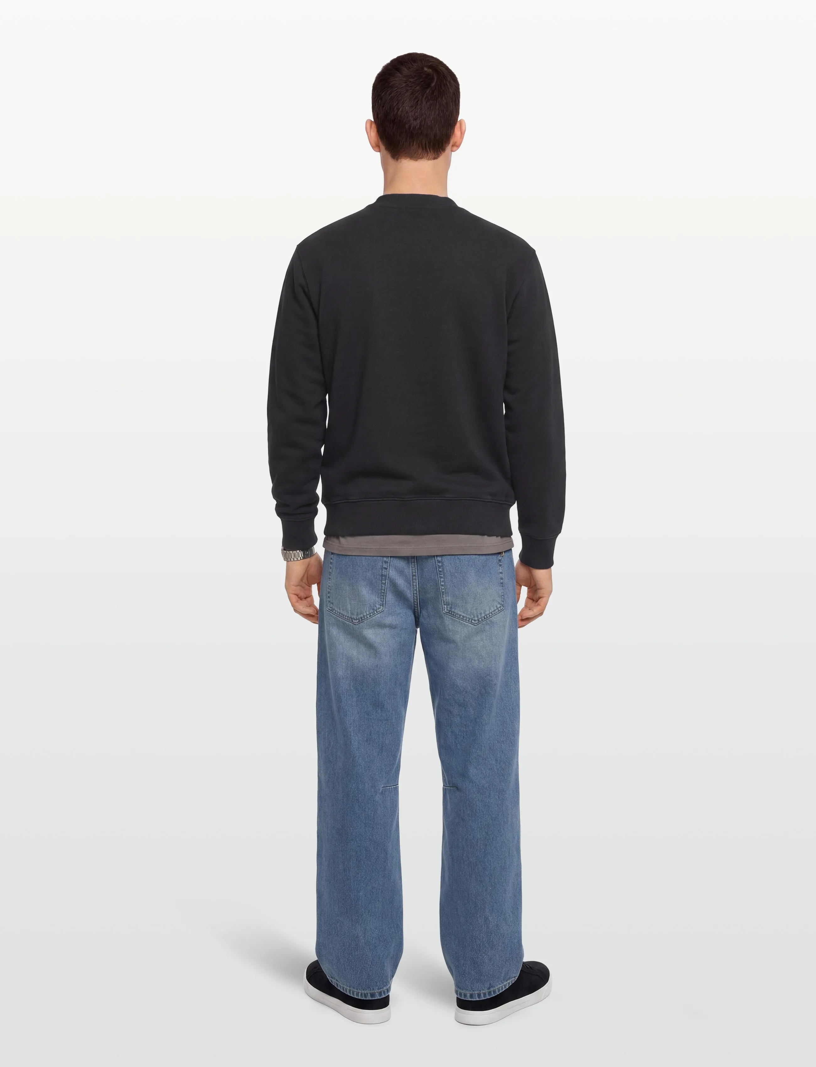 BOSS - We__Dye - sweatshirts - black - 4